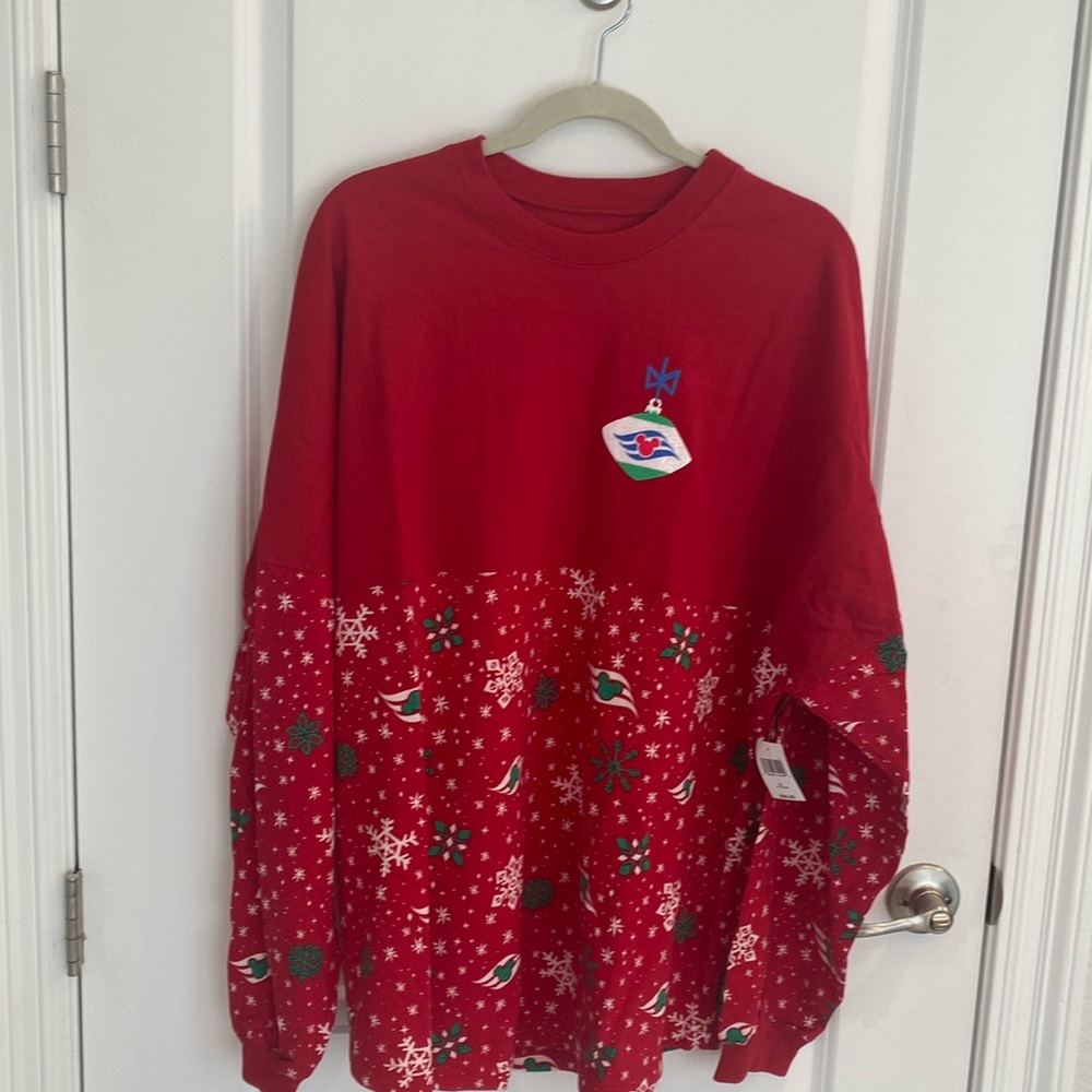 Disney Cruise Line Christmas Spirit Jersey Large